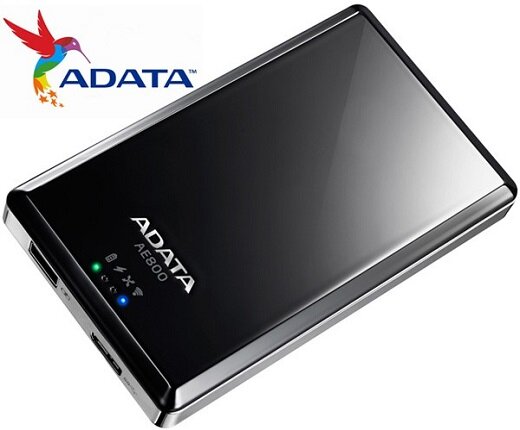 ADATA анонсирует новый беспроводной HDD DashDrive Air AE800 с функцией подзарядки